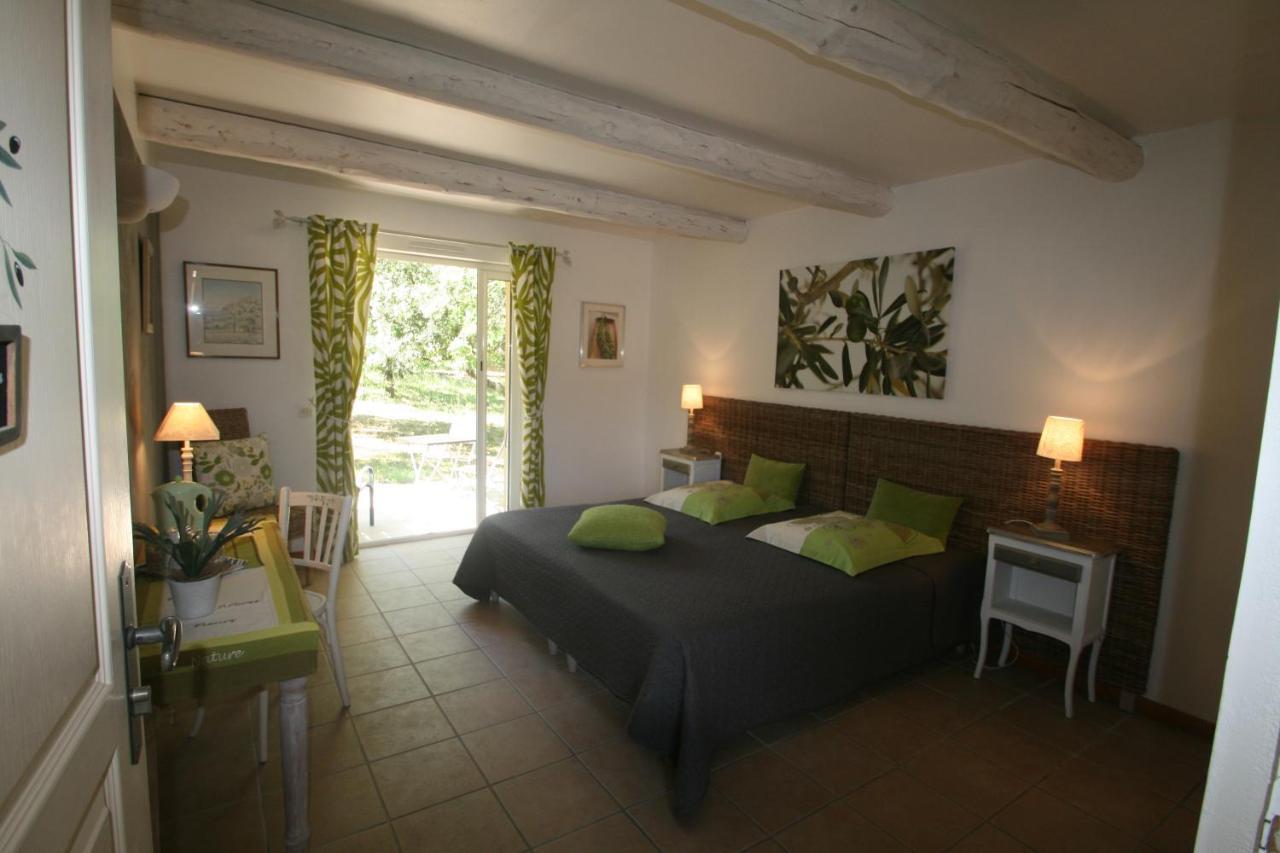 Bed and Breakfast Le Mas Des Pierres Blanches Venasque Exterior foto